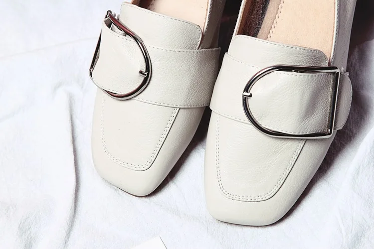 Careaymade-New 2017 Spring,Mori girl genuine leather square toe shoes,Women metal ring leisure time comfortable shoes,2 colors Careaymade-New 2017 Spring,Mori girl genuine leather square toe shoes,Women metal ring leisure time comfortable shoes,2 colors