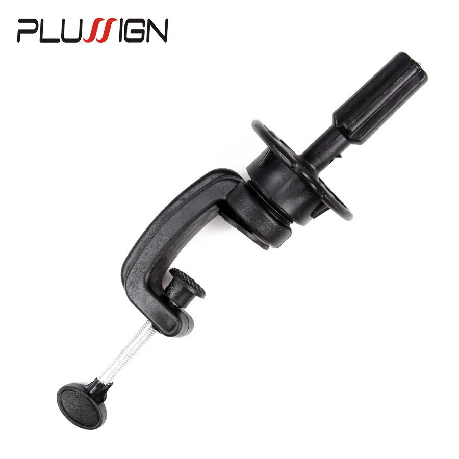 

Adjustable Model Mannequin Training Head Wig Stand Holder Desk Table Clamp Black Color 1 Piece