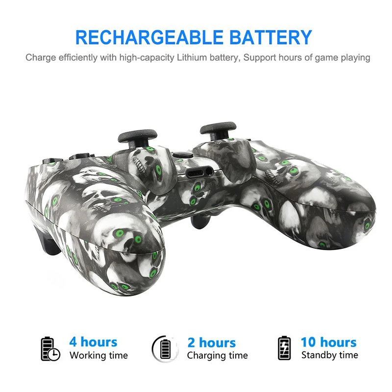 WUIYBN Wireless Bluetooth Controller For Sony Playstation 4 Joystick Gamepad For PS4/PS3 Remote Controller For Dualshock 4