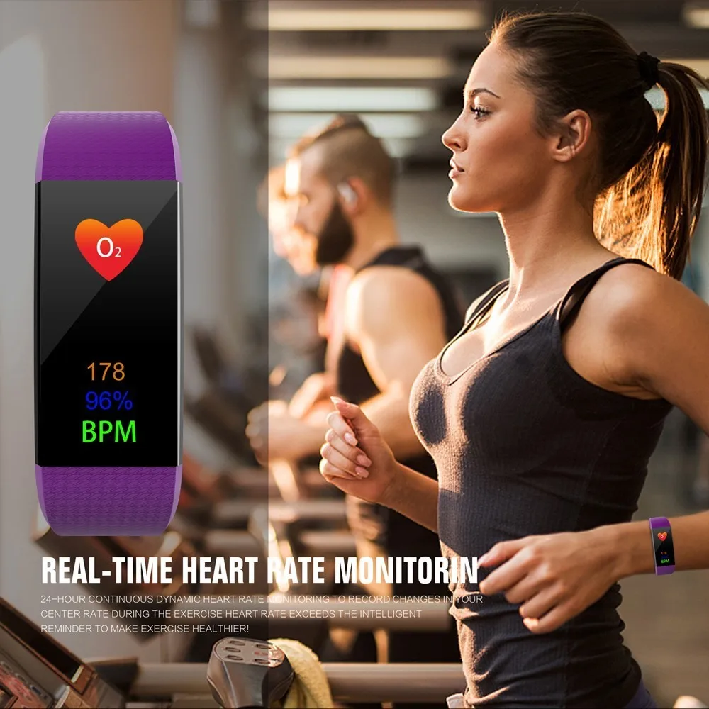 COXRY Fitness Smart Watch Women Android Sport Watches For Men Pedometer Digital Watch Blood Pressure Calorie Counter Wrist Watch