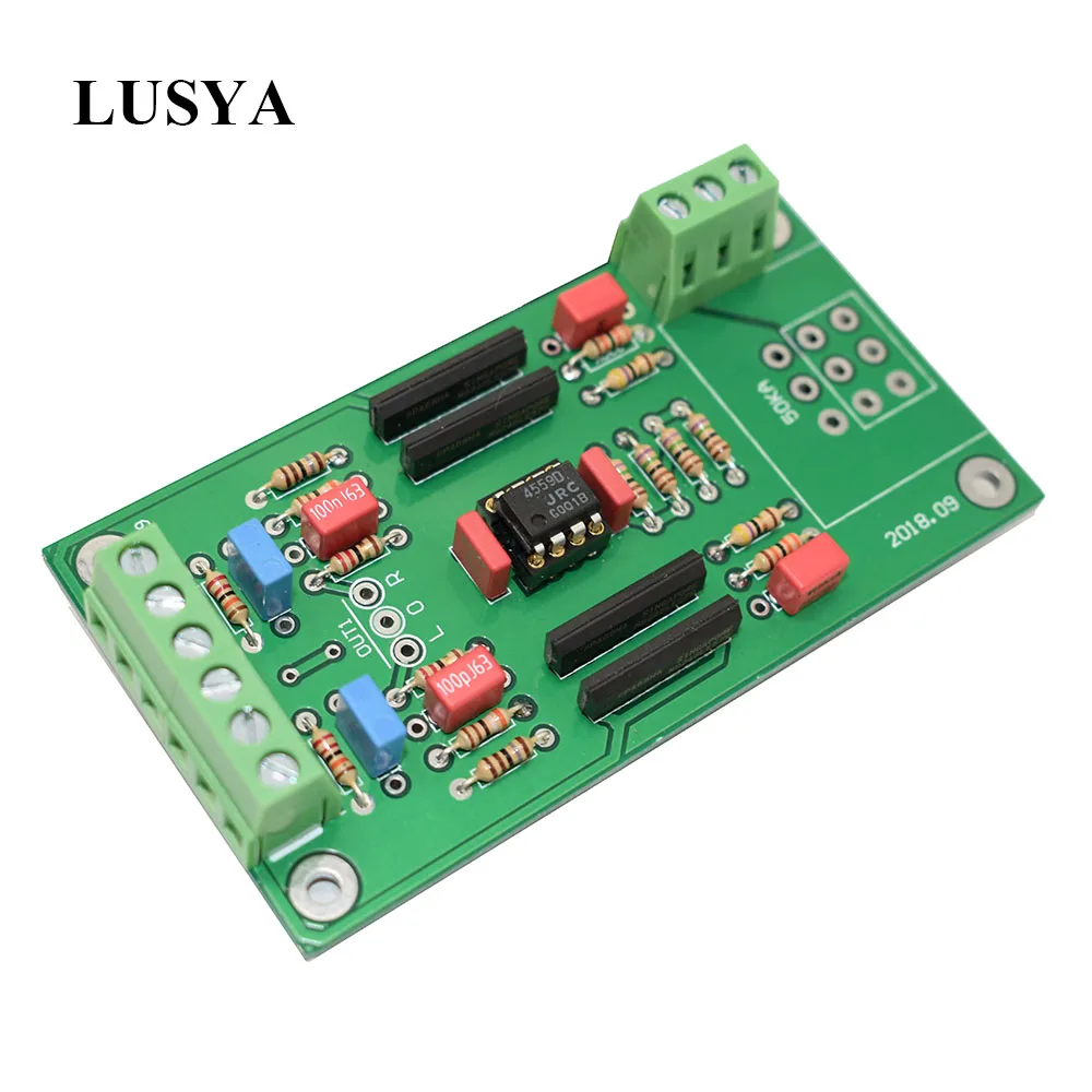 Lusya Классическая плата предварительного усилителя для справки A25 preamp RC4559 dual op amp
