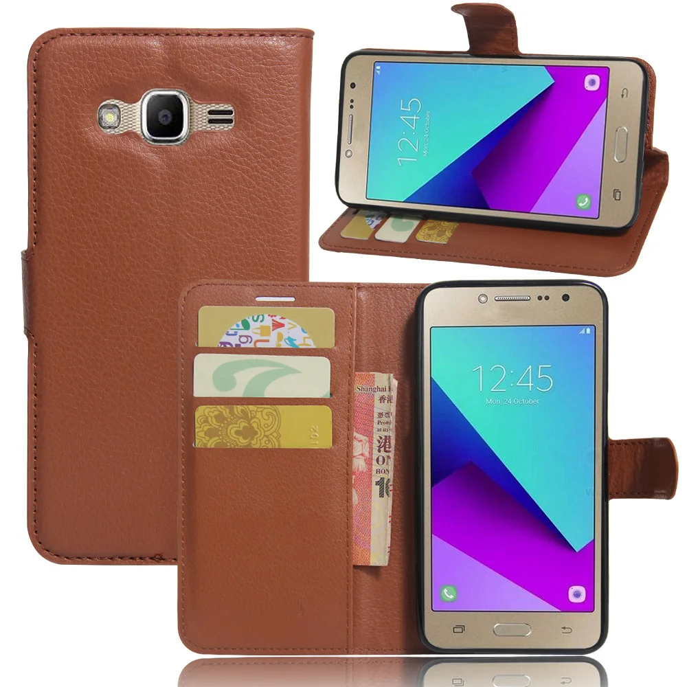 

YINGHUI For Samsung Galaxy J2 Prime Cases PU Leather Flip Case For Samsung Galaxy J2 Prim 5.0" Phone Case Back Cover Whit Stand