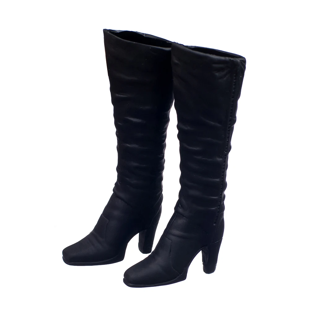 1:6 Scale High Heel Shoes High Boots Costume Outfits for 12 inch Phicen PH / Hot Toys HT / JIAOU / CY Girls Action Figure