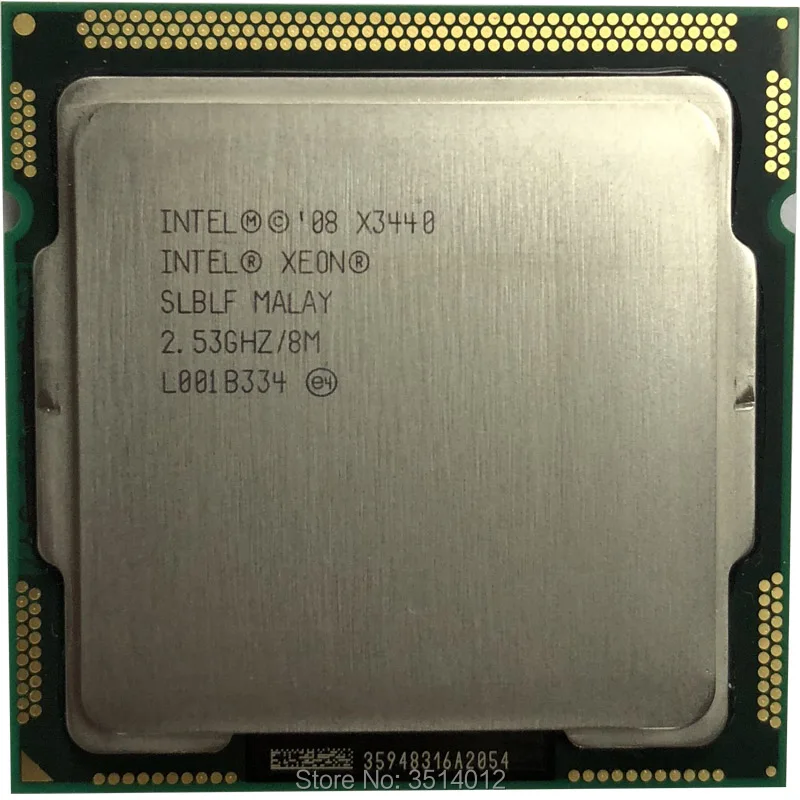 

Intel Xeon X3440 2.5 GHz Quad-Core CPU Processor 8M 95W LGA 1156