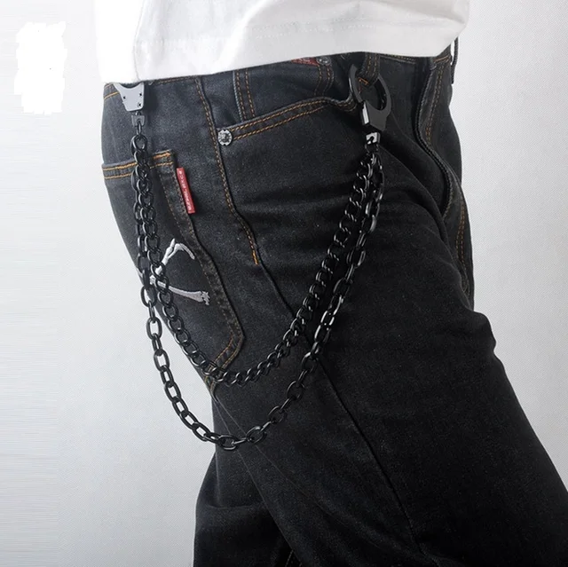Fashion Youth Pant Chains Punk Rock Waist Accessories Top Quality Men