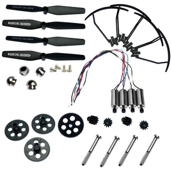 Pezzi di ricambio Viti dell'elica Lame Protezione Motore Geas per VISUO XS816 XS809W XS809HW XS809 XS809S RC Quadcopter Drone Accessori