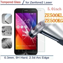 Абсолютная новинка! Премиум закаленное Стекло для ASUS_Z00ED Asus Zenfone 2 Laser ZE500KL ze500kg ze 500 kl кг Z00RD ME500KL чехол с защитной пленкой для экрана