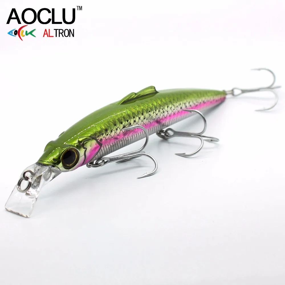 5pcs Minnow Fishing Lure Pencil Long Casting Crankbaits Hard Bait Saltwater Bass