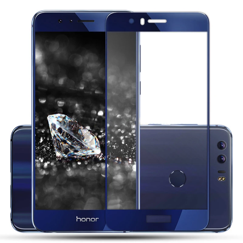 

Soultz Full Cover Tempered Glass for Huawei Honor 8 Screen Protector Clear HD Original 2.5D 9H Glass Protective Film For Honor8