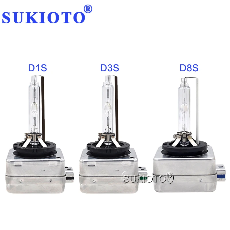 SUKIOTO d1s 55 Вт проектор hid комплект d3s d8s d1s canbus Балласт 4300 К 5000 К 6000 К 8000 К Автомобильные фары комплекты лампа