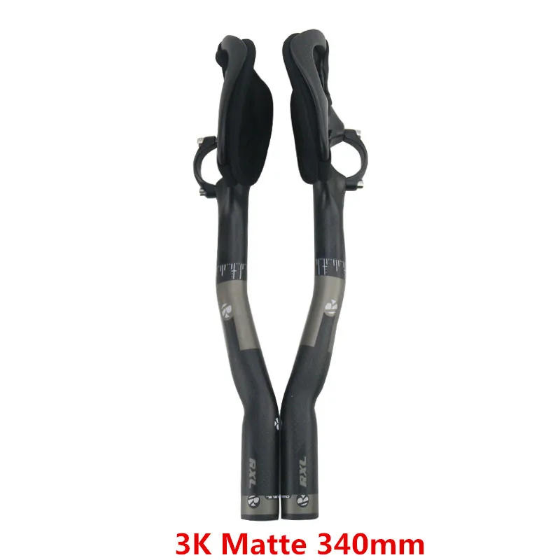 tt bar carbon handlebar road RXL SL Carbon Road Bicycle TT Bar Ends Rest Put Handlebar Aero TT Handle bars 3K Matte 340mm JL8834