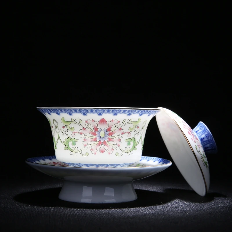PINNY Цзиндэчжэнь, Китай голубой и белый фарфор китайский чайный набор кунг-фу чашка и блюдце винтажный керамический чайник