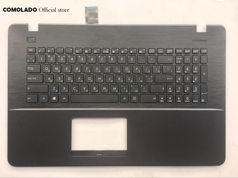 RU Russian keyboard for Asus X751 X751LK X751LKB X751LN X751LNB with black palmrest keyboard RU Layout