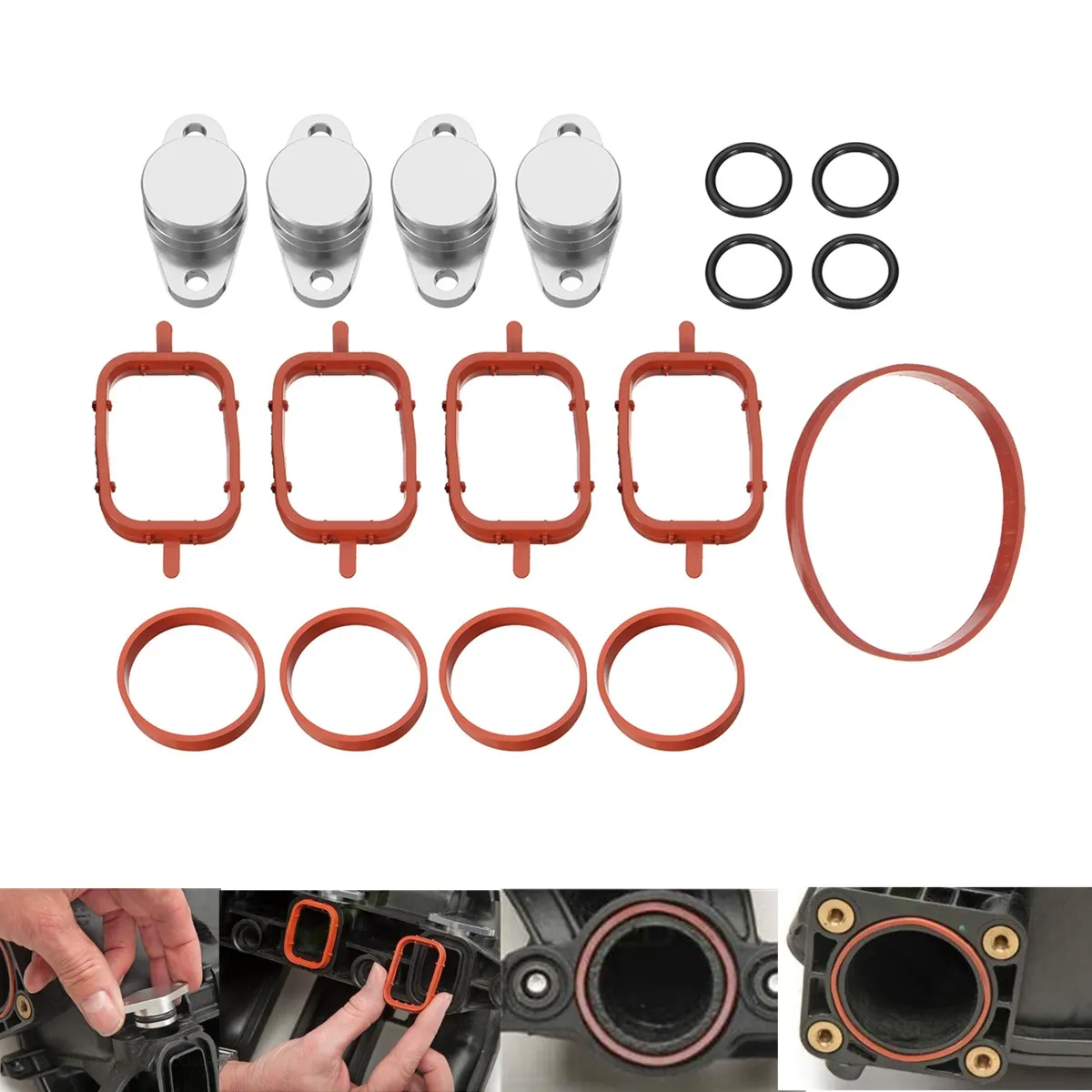 

4X 22MM FOR BMW for DIESEL SWIRL FLAP BLANKS REPAIR WITH INTAKE MANIFOLD GASKETS