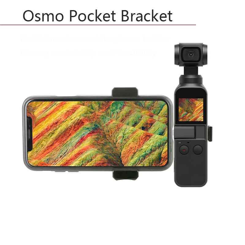 

Metal Phone Holder Bracket Stand Connector Linker Mount Adapter Handheld Gimbal Camera Accessories for DJI Osmo Pocket
