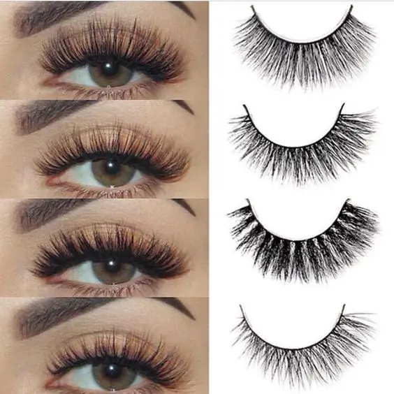 Bon Faux    Cils Maquillage 3D vison Cils Extension Faux Cils