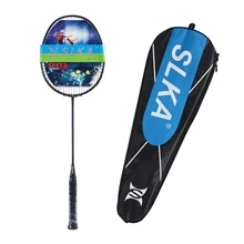 Spuer Light 6U 72 г натянутая ракетка для бадминтона профессиональная углеродистая ракетка для бадминтона 22-30 фунтов рукоятка и браслет