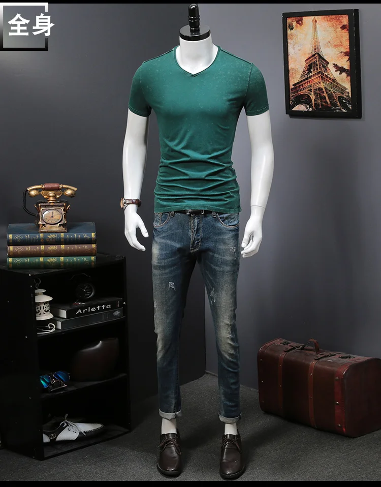 Men's Cotton Gradient T-shirt Fitness T Shirt Men 2018 Brand Clothing Hip Hop Tie Dye Tshirt Homme Crew Neck Tee Jerseys (13)