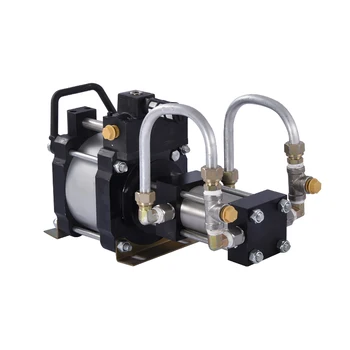 

New Arrival SLM06 Refrigerant Booster Pump Portable Refrigerant Freon Filling/Transfer/Recovery Pump 6:1 0-48bar 15L/min 60mm