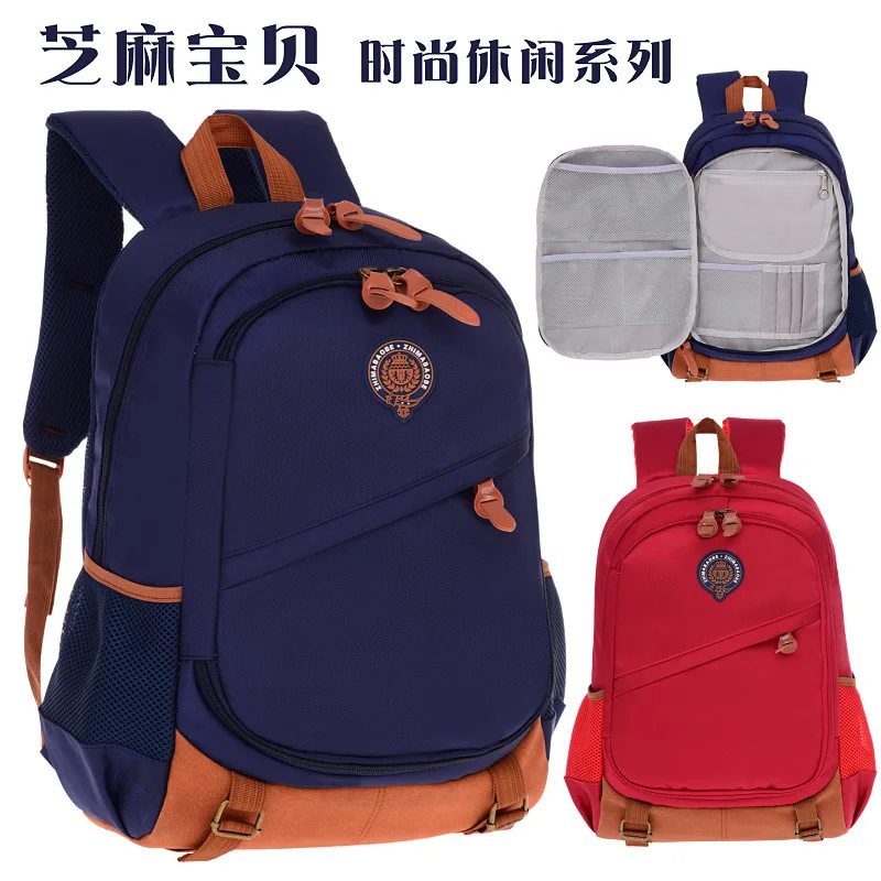 

2018 School Bags Selling Custom Printed Logo High School Backpack Pupils Leisure Men And Women During The Multi-function Bag