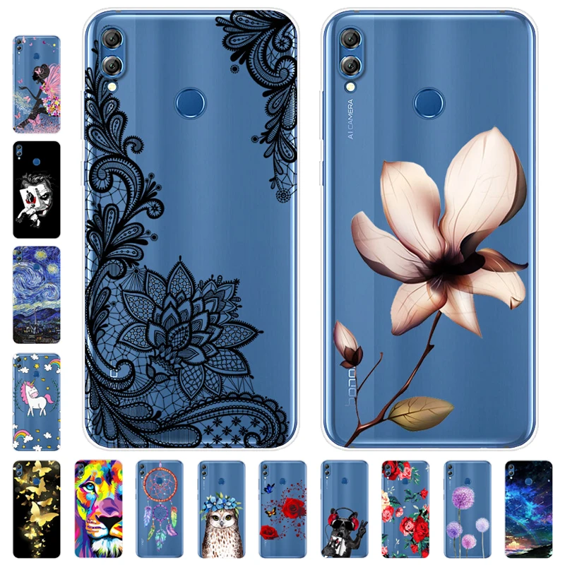 

Cartoon Case Huawei Honor 8X Max Case Soft Silicone Back Cover Phone Case For Huawei Honor 8X Max Honor8X 8 X Max ARE-L32