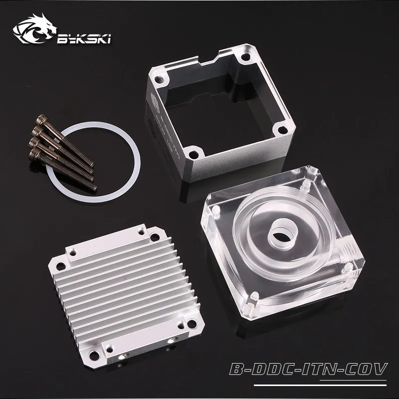 Bykski B-DDC-ITN-COV DDC Pump Armor Heatsink Armor TOP Acrylic Cover For 3.2 Pump High Performance Silent Armor Water Cooling