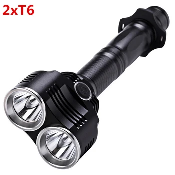 

NEW XM-L 2x T6 6000Lumens cree led Torch LED 18650 Flashlight Torch light 4 Mode