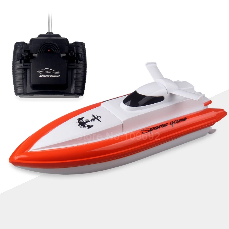 Радиоуправляемая лодка Детские перезаряжаемые высокоскоростные лодки навигационная модель детские игрушки 800