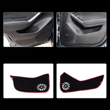 4 шт. ткань дверь защиты коврики анти-kick декоративные колодки для Mazda CX-5 2013