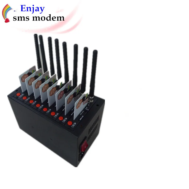 8 портов USB Gsm Sim Wavecom q2406A модемный пул с высокой скоростью 900/1800 МГц sms/ussd/at команды