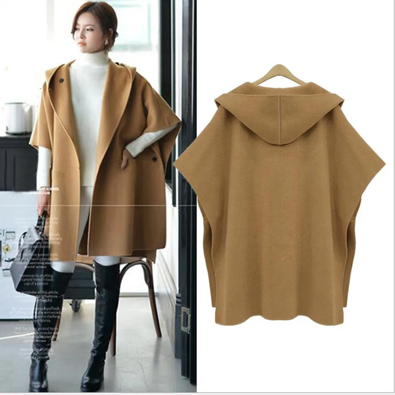 Women Coats 2018 Korea Elegant Autumn Winter Woolen Coats