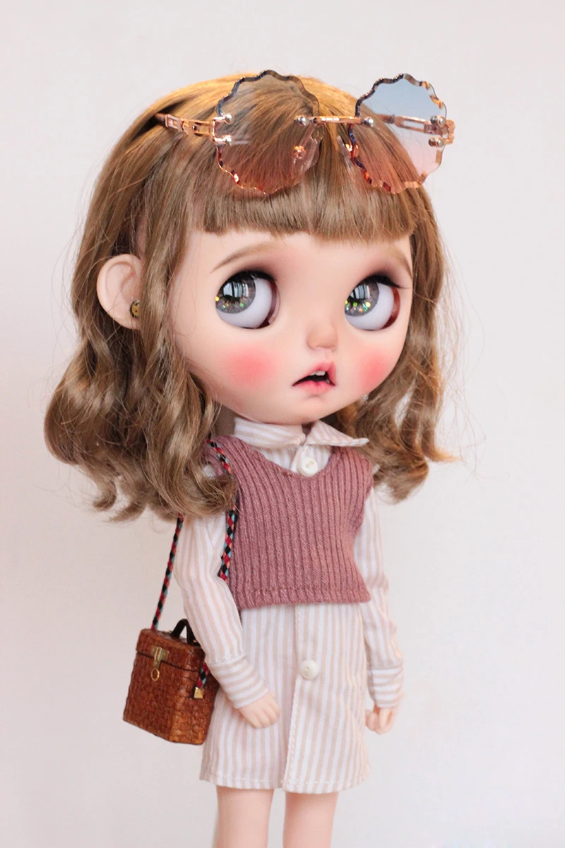 Маленькая жилетка Blyth doll 3 цвета доступны для Azone Licca Blyth OB24 Куклы Аксессуары для кукольной одежды только жилет
