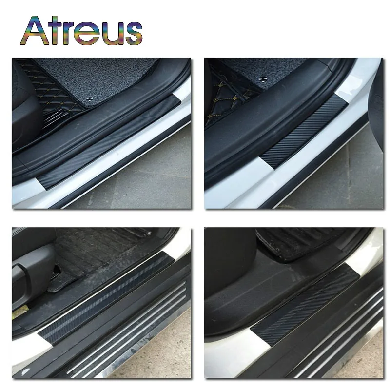 

Auto carbon fiber scratch strip protection pad for Volkswagen BMW E46 E39 Mini Cooper Audi A4 B6 B8 A5 Ford Fiesta Kuga