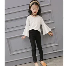 Леггинсы для девочек весна и осень новые штаны снаружи корейской версии Весна и лето детская одежда детей P