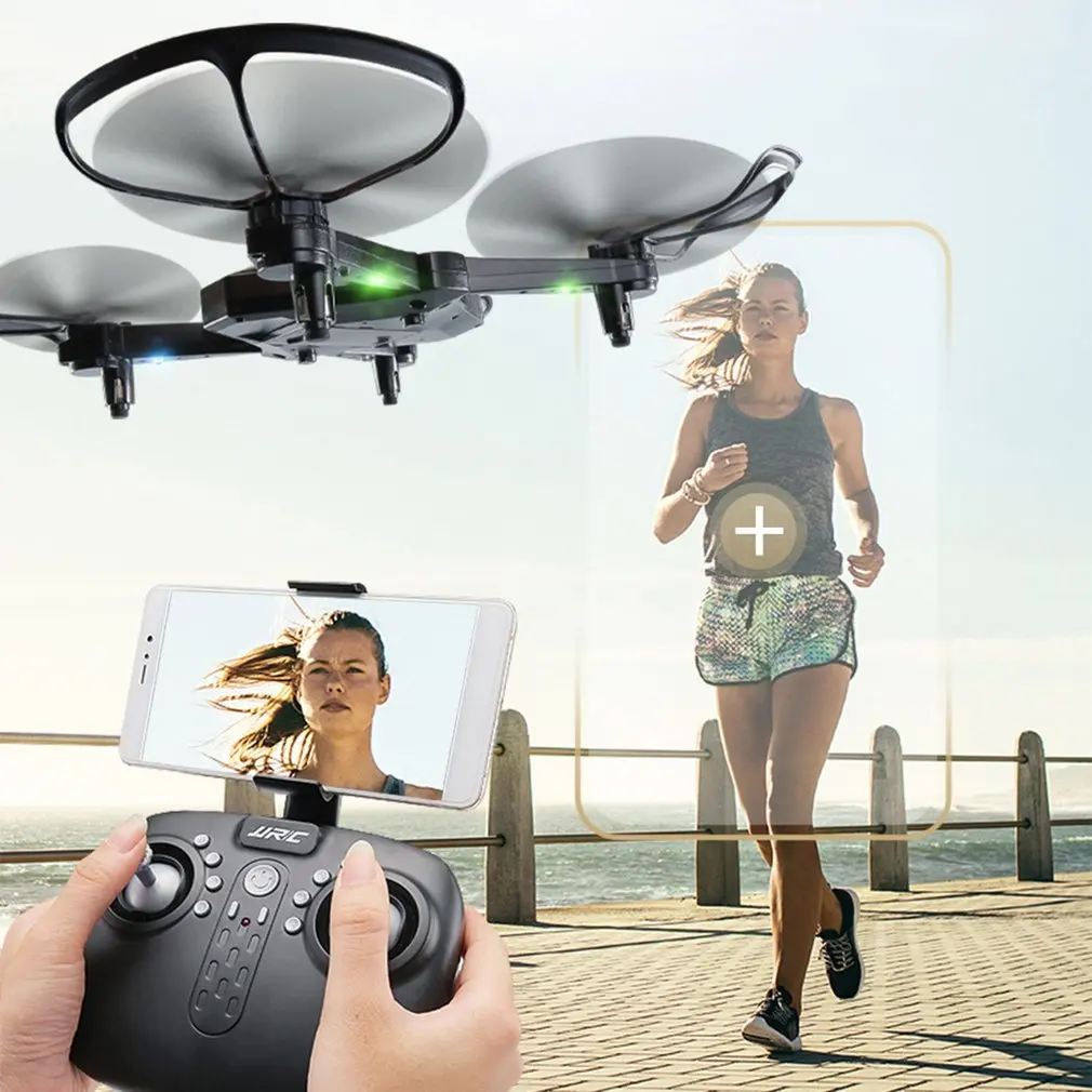 

JJRC H44WH Quadrocopter With Camera Diamond Shape Foldable Drone 720P WiFi Selfie Drone Remote Control Headless Mode Helicopter