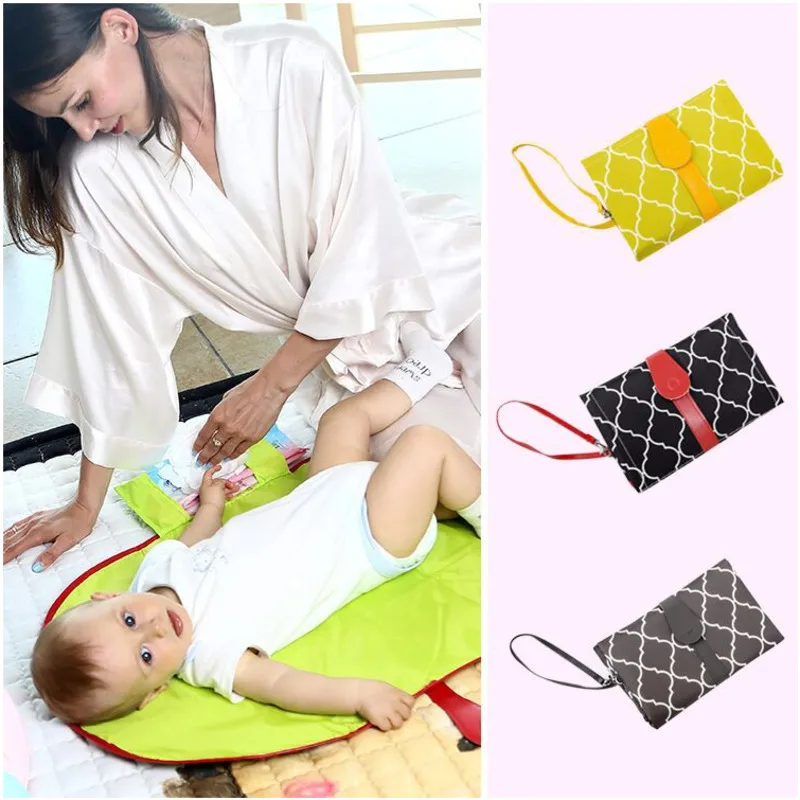 

More Function Portable Baby Diaper Padding Storage Foldable Waterproof Exchange Urine Pad 13-18 10-12 7-9 4-6 0-3 months