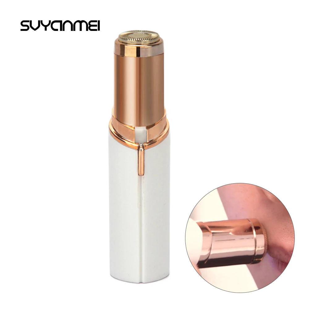 Suyanmei Electronic Lipstick Razor Hair Remover Women Body Face Hair