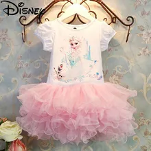 Платье с принтом «Холодное сердце», новая детская одежда для девочек, костюм Анны и Эльзы для девочек, детский летний костюм принцессы, vestidos Infantis moana elza