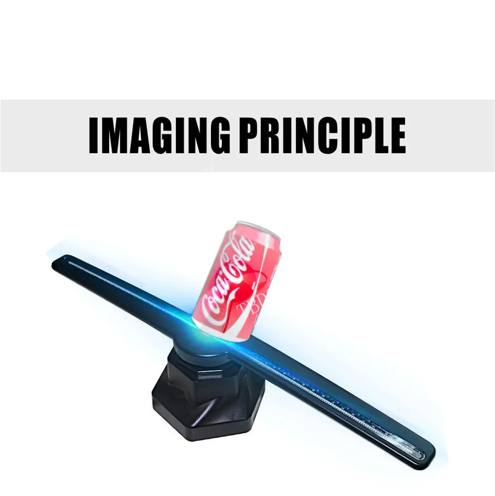 Ventilador de Olho Tbdsz Computador Wi-fi Holograma Holográfico Projetor Publicidade Display Led fã Luz nu Logo 3d 28 Luzes de publicidade