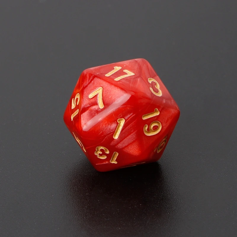 Многогранные кости золотые цифры для Dragon Pathfinder D20 D12 D10 D10% D8 D6 D4 7 шт