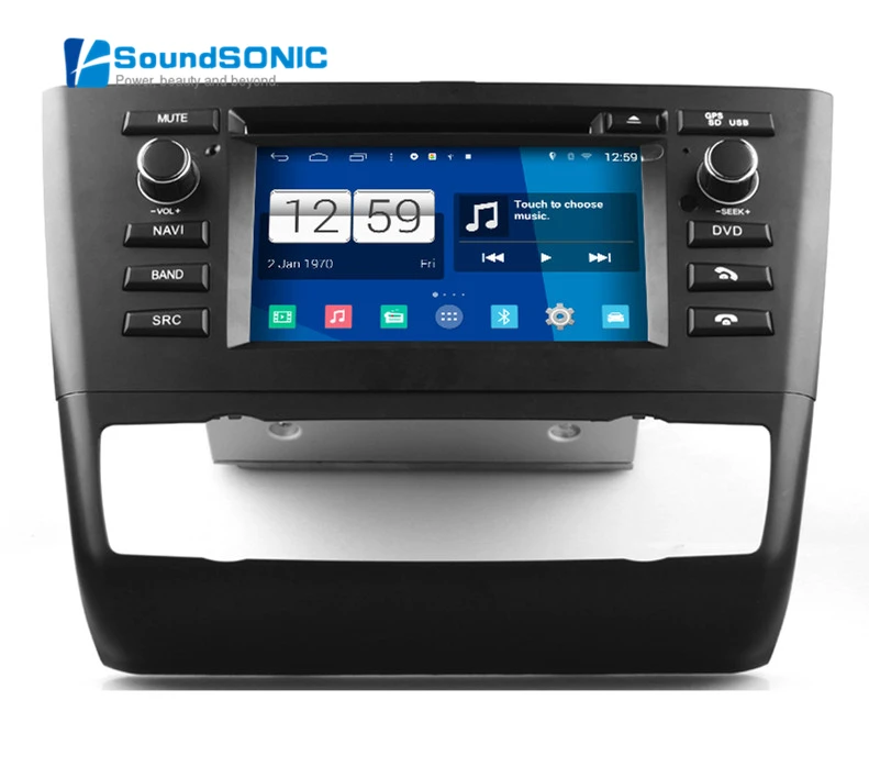 Для BMW 1 серии e81 E82 E83 E87 E88 116i 118i Android 4.4.4 2din Стерео DVD GPS аудио видео Бесплатная