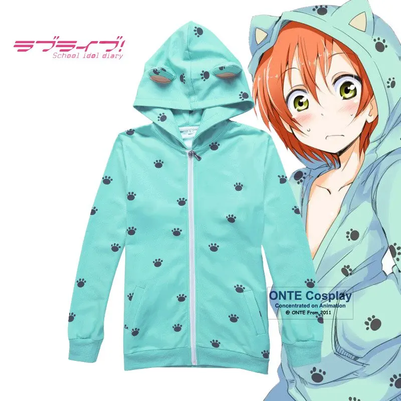 17アニメ愛ライブ コスプレパーカー学校idol日記星空凛かわいい猫衣装綿スウェットコート女性パーカー Anime Love Live Cosplay Hoodielove Live Aliexpress