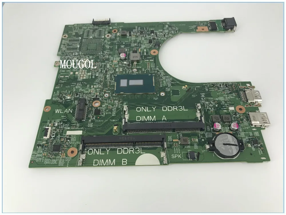 FOR Dell Inspiron 3458 3558 Laptop Motherboard I3-5015U cn-0g9x30 test 100% | Компьютеры и офис