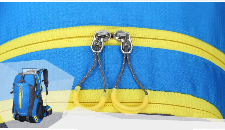 Mochilas à Prova Bolsa de Montanhismo ao ar Livre Mochila Viagem Escalada Dwaterproof Água Náilon Acampamento Caminhadas 40l 17 Esporte e Lazer