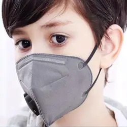 Детская маска Пыль Формальдегид противотуманная маска Pm2.5 маска дышащий дыхание клапан активированный уголь для детей Открытый