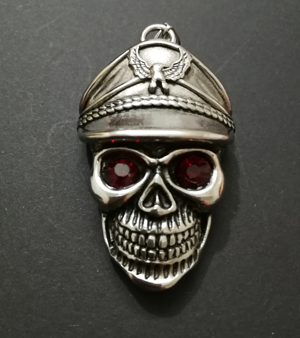 

Motorcycle biker captain Necklace for Rider Motor Vest Clothing Jeans eagle Pendants live to ride biker skull necklace live free