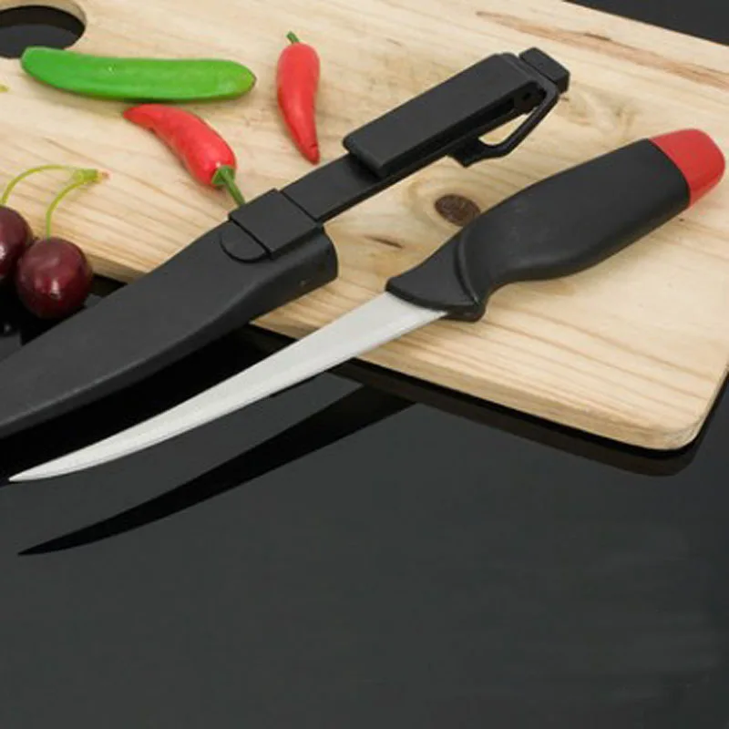 2017 Top Quality Stainless Steel Kitchen Fillet Knife Eviscerate Fish Sculpture Knife Japanese Style Osteotome Boning