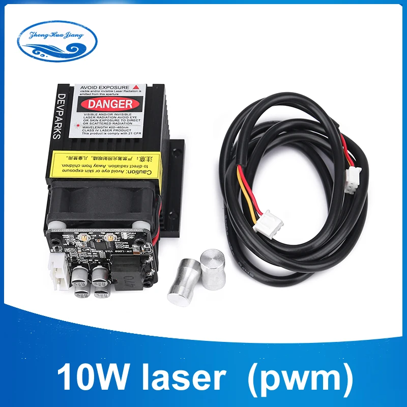 

10w laser head pwm model focusing laser engraving machine laser cutting machine engraved on metal cutting plywood