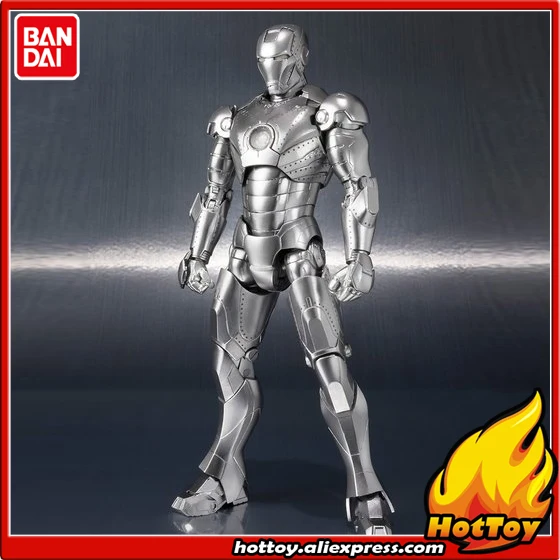 Оригинальный Bandai Tamashii Наций S. h. figuarts (СВЧ) Эксклюзивная Фигурка-Железный человек mark2 (mk-2) и Hall of Панцири набор "Железный человек"
