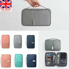Семейный дорожный органайзер для паспорта держатель для документов RFID карты билетов Кошелек Чехол